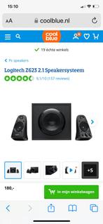 Logitech speaker systeem+subwoofer, Computers en Software, Pc speakers, Ophalen of Verzenden, Zo goed als nieuw