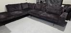 Passe Partout Zico Hoekbank Velvet Antraciet, Huis en Inrichting, Banken | Bankstellen, Ophalen of Verzenden