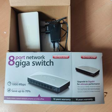 Sitecom LN-121 Gigabit Switch 8 Port beschikbaar voor biedingen