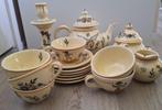 Theeservies van Moustiers, zandsteen met de hand beschilderd, Ophalen of Verzenden