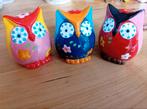 3 uiltjes kleine spaarpotjes keramiek, Ophalen of Verzenden, Nieuw, Dier