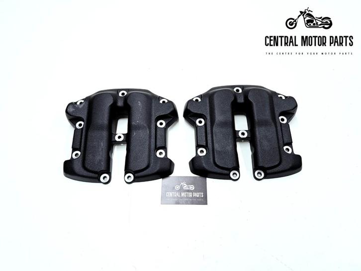 Rocker Box cover Wrinkled Black Softail-Touring M8, Motoren, Onderdelen | Harley-Davidson, Gebruikt, Ophalen of Verzenden