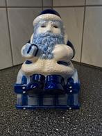 Kerstman Delfts blauw spaarpot gemarkeerd, Delftsblauw, Ophalen of Verzenden, Zo goed als nieuw, N.v.t