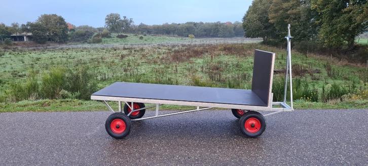 Strowagen, Plattewagen, Strokar, Transportkar, Hooikar, Dieren en Toebehoren, Stalling en Weidegang, Opfok, Stalling, Weidegang