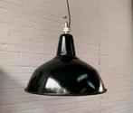 Lamp emaille industriële oude fabriek lampen jaren 60., Huis en Inrichting, Lampen | Hanglampen, Ophalen of Verzenden