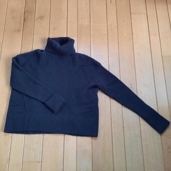 & Other Stories koltrui trui donker blauw maat S, Kleding | Dames, Truien en Vesten, Zo goed als nieuw, Maat 38/40 (M), Blauw