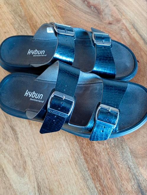 Kybun slippers voor de zomer! 41 2/3, Kleding | Dames, Schoenen, Zo goed als nieuw, Slippers, Zwart, Ophalen of Verzenden