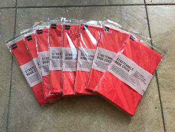 NIEUW Rekbare boekenkaft roze - 8 stuks beschikbaar voor biedingen