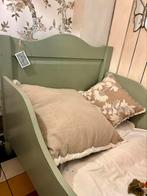 Brocante ladikant, kinder bed, slaapkamer, IL fienile groen, 85 tot 100 cm, Nieuw, Lattenbodem, Hoofstraat 15 steeg