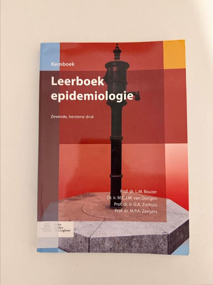 L.M. Bouter - Leerboek epidemiologie, Boeken, Wetenschap, Zo goed als nieuw, Ophalen of Verzenden