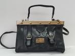 MARC CHANTAL vintage steampunk lederen tas 22cmx15x10, Ophalen of Verzenden, Zo goed als nieuw