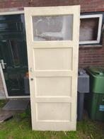 4 vlaks binnendeuren, Doe-het-zelf en Verbouw, Deuren en Horren, Ophalen, Gebruikt, 80 tot 100 cm, Binnendeur