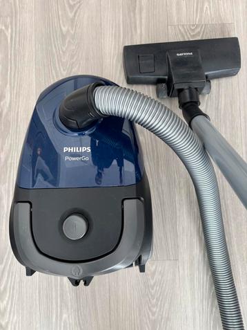 Philips: Stofzuiger - Blauw - Werkt Goed - Incl Nieuw Zakje beschikbaar voor biedingen