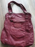 Vilenca bag washed leather in  rode kool kleur, Ophalen of Verzenden, Zo goed als nieuw