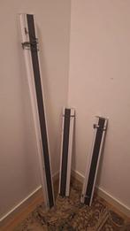 Verduisterende plissé gordijnen FETIM - 80 & 140 cm, Ophalen, Gebruikt, 100 tot 150 cm, Grijs