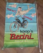 Berini bromfiets  brommer reclame affiche, Ophalen of Verzenden, Zo goed als nieuw, Overige typen