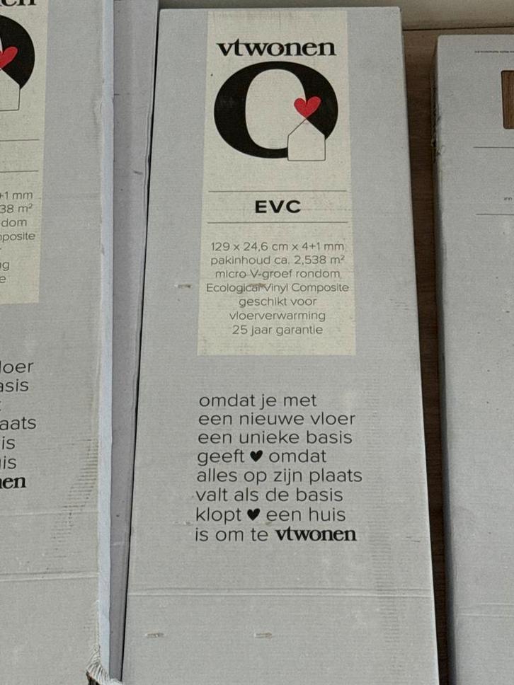 VT Wonen PVC Vloer - 17m2, Doe-het-zelf en Verbouw, Vloerdelen en Plavuizen, Zo goed als nieuw, Overige typen, Kunststof, 150 cm of meer