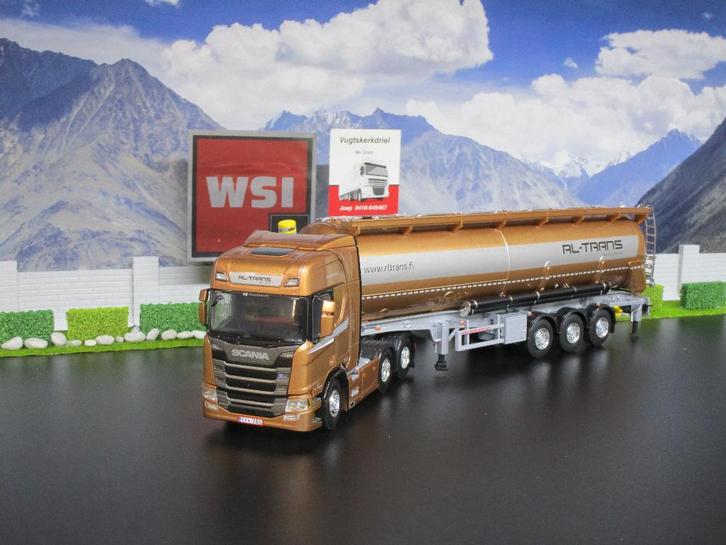 Wsi 01-2577 Scania R Highline CR20H , R-L Trans, Hobby en Vrije tijd, Modelauto's | 1:50, Nieuw, Bus of Vrachtwagen, Wsi, Ophalen