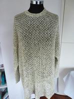 Trendy groen gemeleerde grof gebreide losse wijde trui Brax, Maat 46/48 (XL) of groter, Zo goed als nieuw, Groen, BRAX