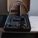 Nieuwe zwarte wastafelkraan + stop, Ophalen of Verzenden, Nieuw, Koper, Kraan