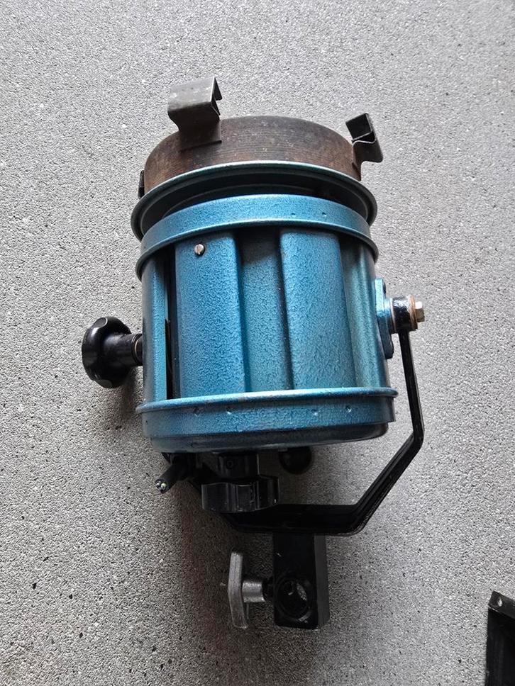 Movie Film Studio Spotlight Floor Lamp Vintage Berkey Italia, Antiek en Kunst, Antiek | Lampen, Ophalen of Verzenden