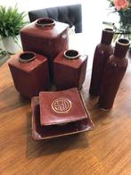 Mooie set sierpotten, Huis en Inrichting, Woonaccessoires | Vazen, Ophalen, Gebruikt, Overige kleuren, Minder dan 50 cm
