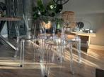 4 transparante eetkamerstoelen Ikea Stein, Huis en Inrichting, Stoelen, Ophalen, Wit, Vier