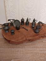 Tinnen miniatuurtjes letterbakitems, Antiek en Kunst, Antiek | Tin, Ophalen of Verzenden