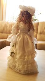 Prachtige grote pop 55 cm hoog, Verzamelen, Poppen, Ophalen of Verzenden, Zo goed als nieuw, Pop