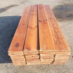 Massief grenen vloer 23 m2 vloerdelen 19,5 cm breed, Ophalen, Vloerdelen of -planken, 10 m² of meer, Nvt