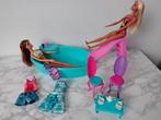 Barbie Poppen Mattel Zwembad Kleding Accessoires Speelset, Ophalen of Verzenden, Gebruikt, Barbie