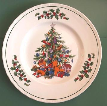 Bord Royal Tudor Christmas Tree by Grindley of Stoke 25,5cm  beschikbaar voor biedingen