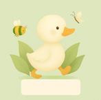 Nieuw - Ooievaar - Geboortebord - Eendje, Ophalen, Nieuw, Geboortebord