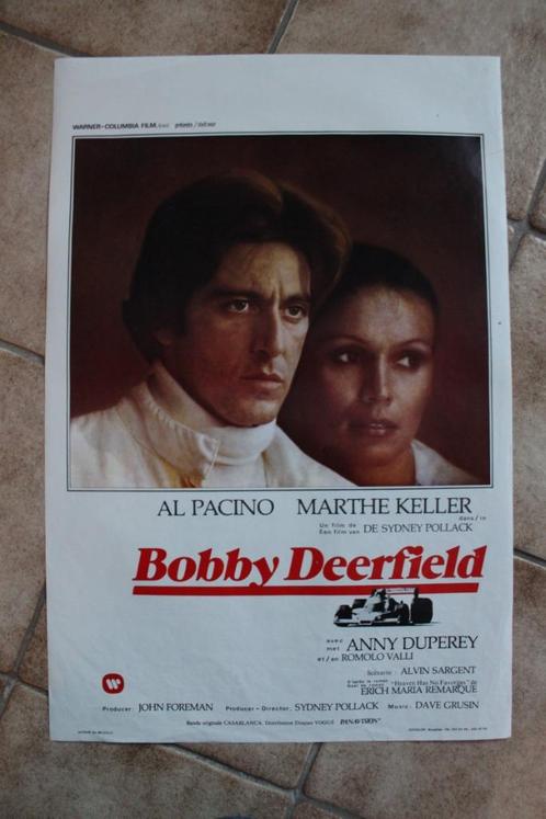 filmaffiche Al Pacino Bobby Deerfield 1977 filmposter, Verzamelen, Posters, Zo goed als nieuw, Film en Tv, A1 t/m A3, Rechthoekig Staand