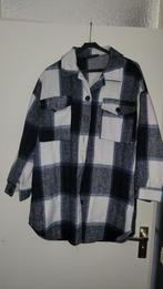 Blouse/jas blauw/wit geruit, Blauw, Kenzo, Maat 42/44 (L), Ophalen of Verzenden