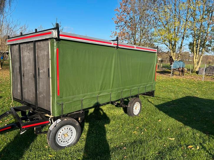 Te koop: Pijnappel aanhangwagen – 3.5m x 1.75m x 1.20m, Auto diversen, Aanhangers en Bagagewagens, Zo goed als nieuw, Ophalen