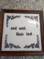 Tegel spreuk, Ophalen, Zo goed als nieuw