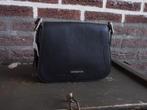Zwarte Leren Schouder tas, Ophalen of Verzenden, Nieuw, Zwart, Schoudertasje