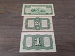 Setje biljetten 1 t/m 5 gulden 1943, Nederlands-Indië WOII, Postzegels en Munten, Bankbiljetten | Nederland, Ophalen of Verzenden