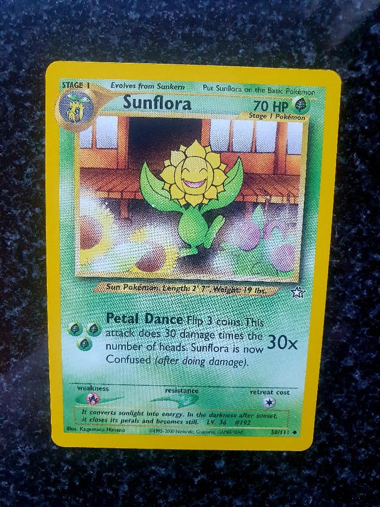 Pokemon Sunflora, Ophalen of Verzenden, Zo goed als nieuw, Losse kaart