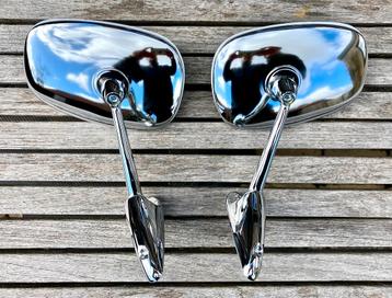Chrome oldtimer spiegels type Cipa1, chroom spiegel.  beschikbaar voor biedingen
