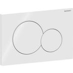 GeberitSigma 01 bedieningsplaat tweeknops frontbediening Wit, Ophalen, Zo goed als nieuw, Toilet