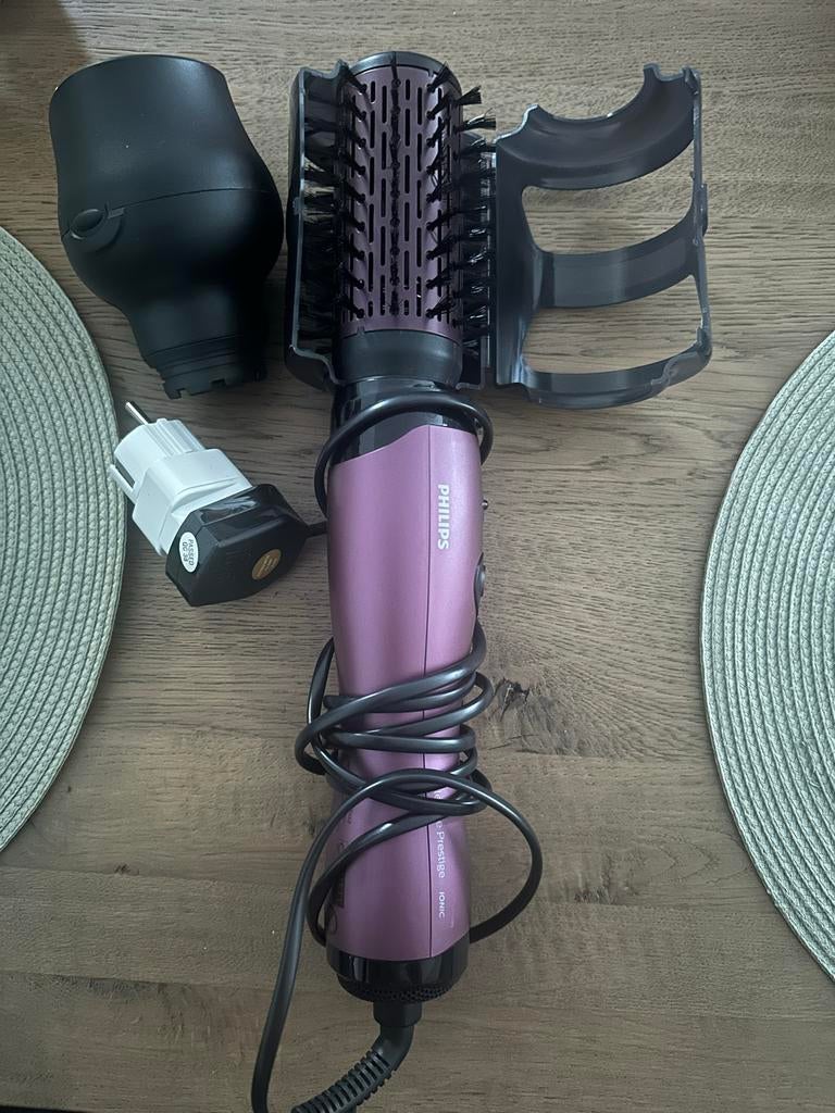 Philips Rotating Hair Brush - Perfecte Styling! HP8668, Ophalen of Verzenden, Zo goed als nieuw, Kam of Borstel