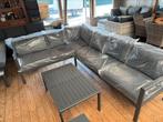 Mooie grote aluminum loungeset met ligbank, Ophalen of Verzenden