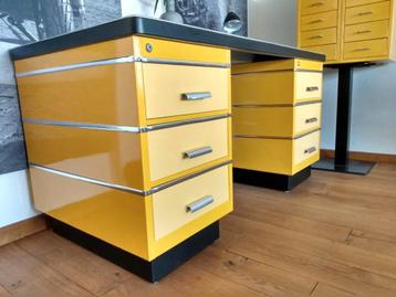 Vintage Bureau met Lades - afbeelding 14