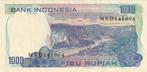 Indonesië 1000 rupiah 1980, Postzegels en Munten, Bankbiljetten | Azië, Verzenden, Zuidoost-Azië, Los biljet