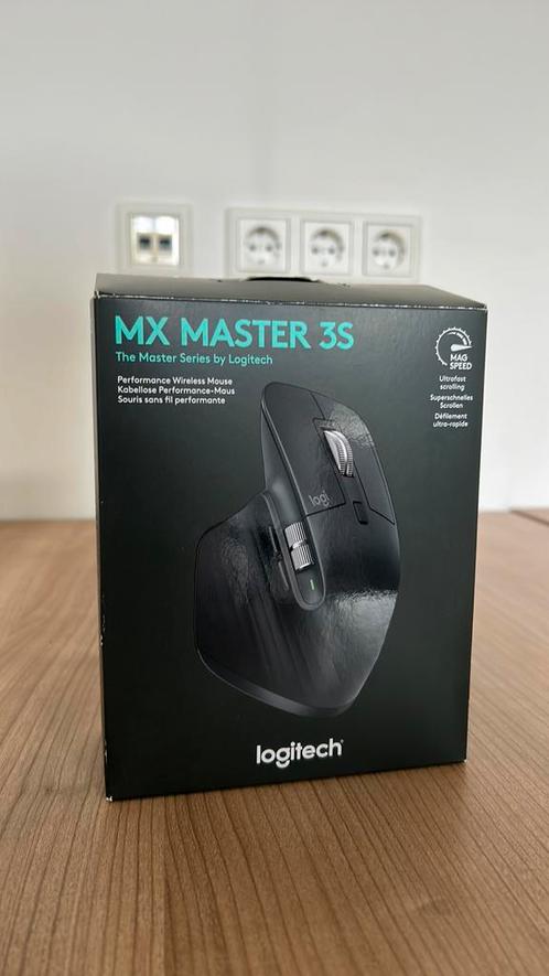 Logitech MX Master 3S, Computers en Software, Muizen, Zo goed als nieuw, Muis, Rechtshandig, Draadloos, Verzenden