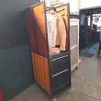 Stoere kledingkast / kledingrek op wielen, Huis en Inrichting, Kasten | Kledingkasten, Gebruikt, 50 tot 100 cm, Met lade(s), 50 tot 75 cm