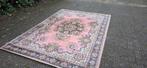Prachtig groot vintage oud roze Perzisch tapijt 240x170!, Huis en Inrichting, Stoffering | Tapijten en Kleden, Perzisch, 150 tot 200 cm