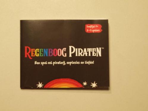 kaartspel: "Regenboog Piraten", Hobby en Vrije tijd, Gezelschapsspellen | Kaartspellen, Nieuw, Een of twee spelers, Drie of vier spelers